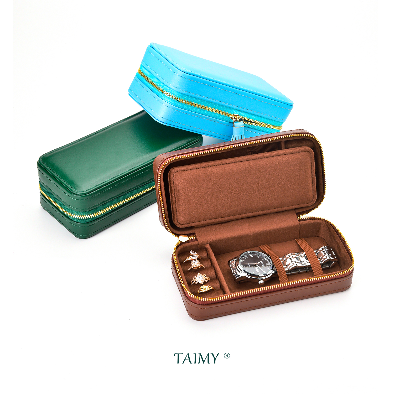 Luxury Watch Case Travel - Luxury Pu Leather Jewelry Box Portable