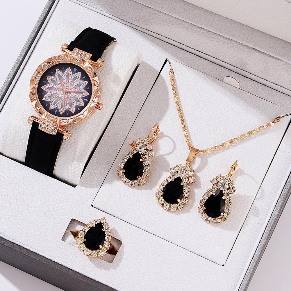 Luxury Watch Kit - Women's Quartz Watch Luxury Women Ring