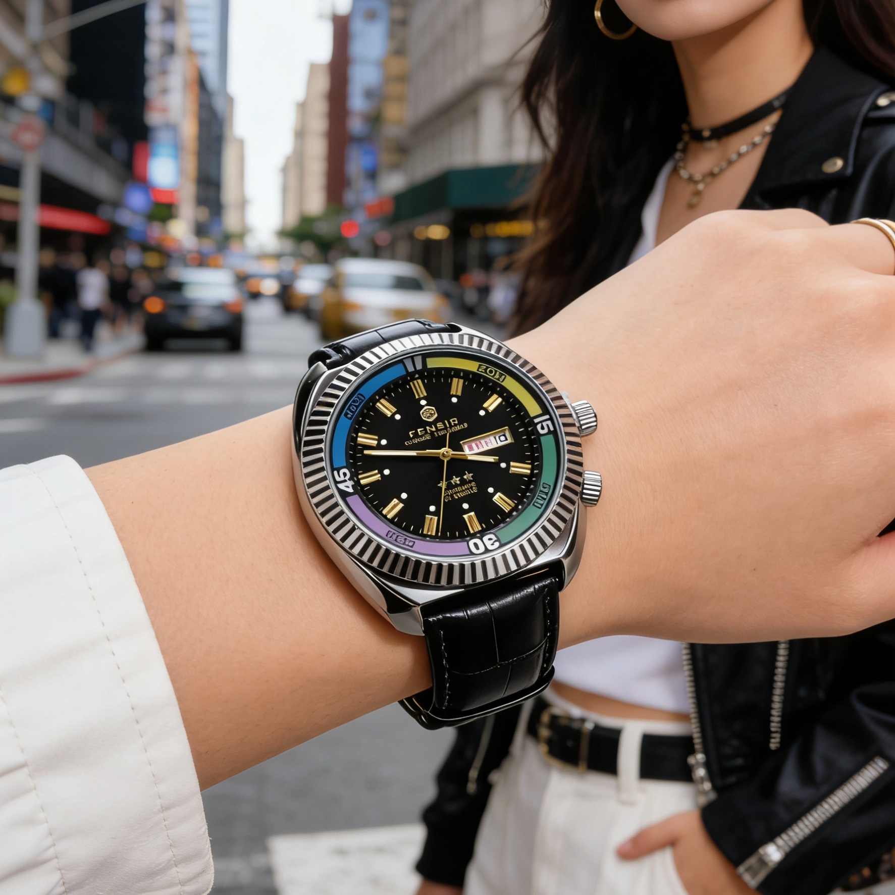 Luxury Watch Events - Luxury Men's Quartz Watch - Rainbow