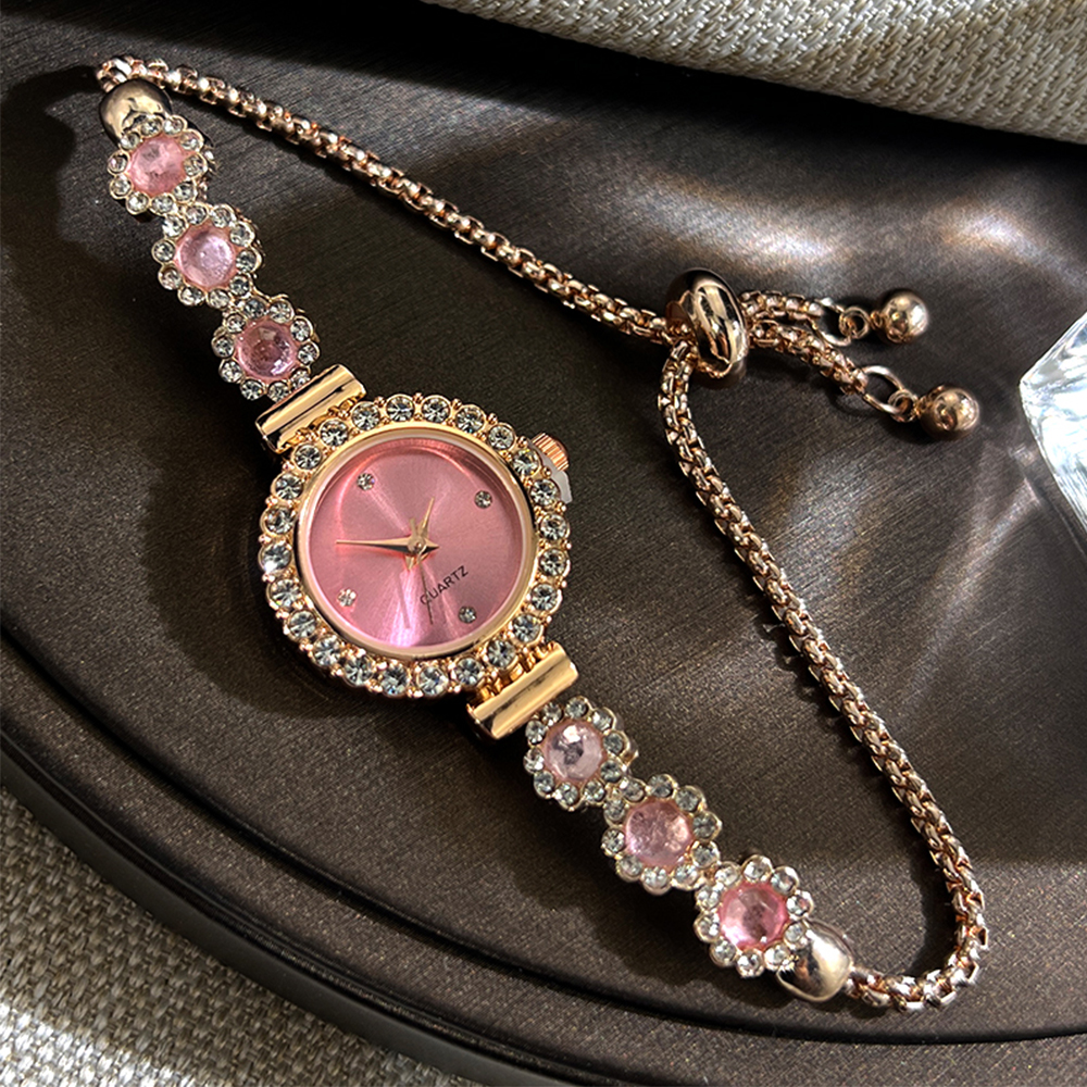 Luxury Watch Kit - Foreign trade chalcedony bracelet watch set