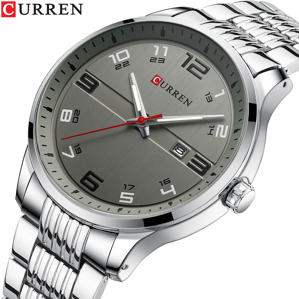Luxury Watch Mockup - Top Luxury Brand CURREN Men Fashion