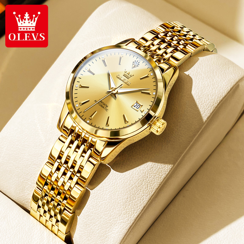 Luxury Watch Kit - OLEVS Automatic Watch for Women Calendar