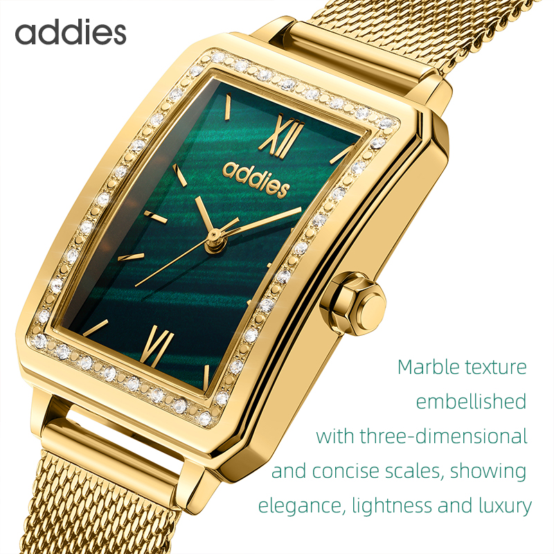 Luxury Watch Leather Strap - ADDIES Women Watches Ladies Luxury Brand