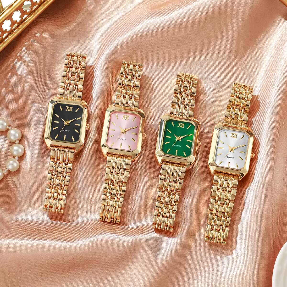 Luxury Watch Case Travel - Fashion Rectangle Women Quartz Watch Luxury