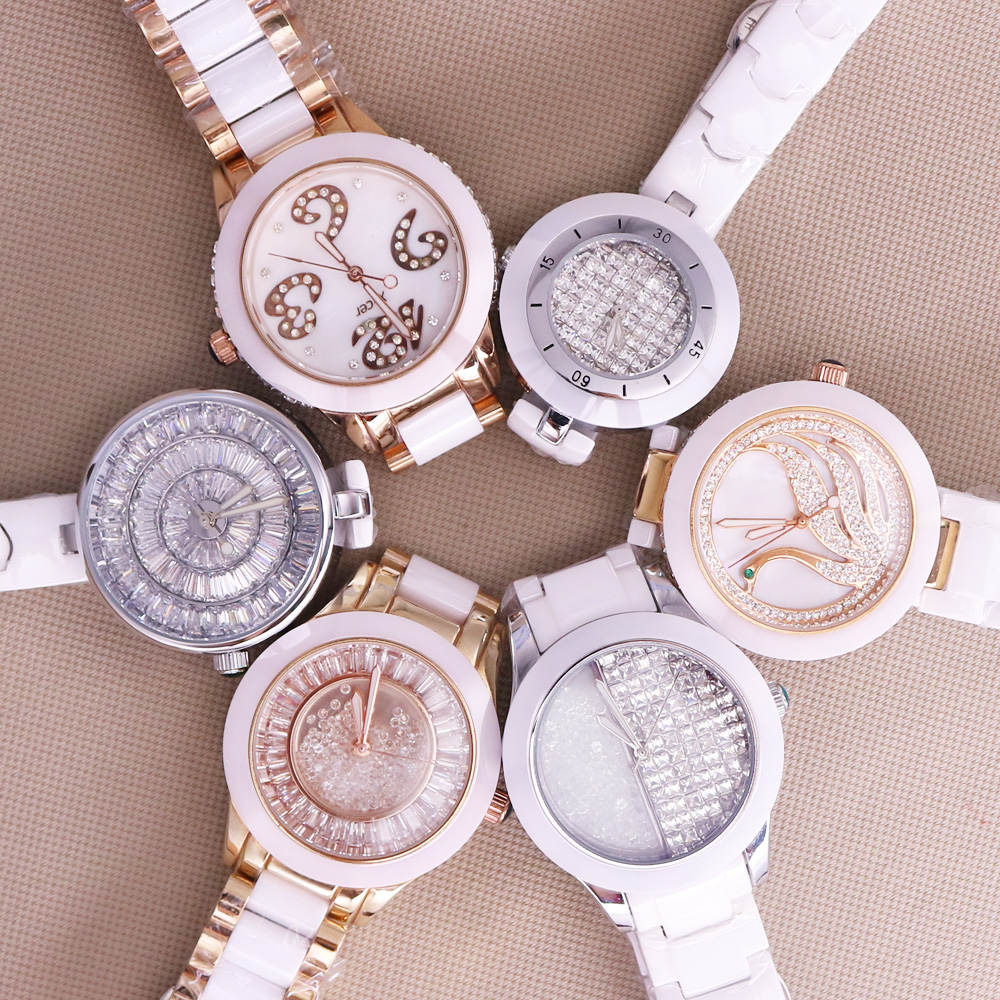 Luxury Watch Discount - SALE!!! Discount X-cer Ceramic Rhinestones Lady