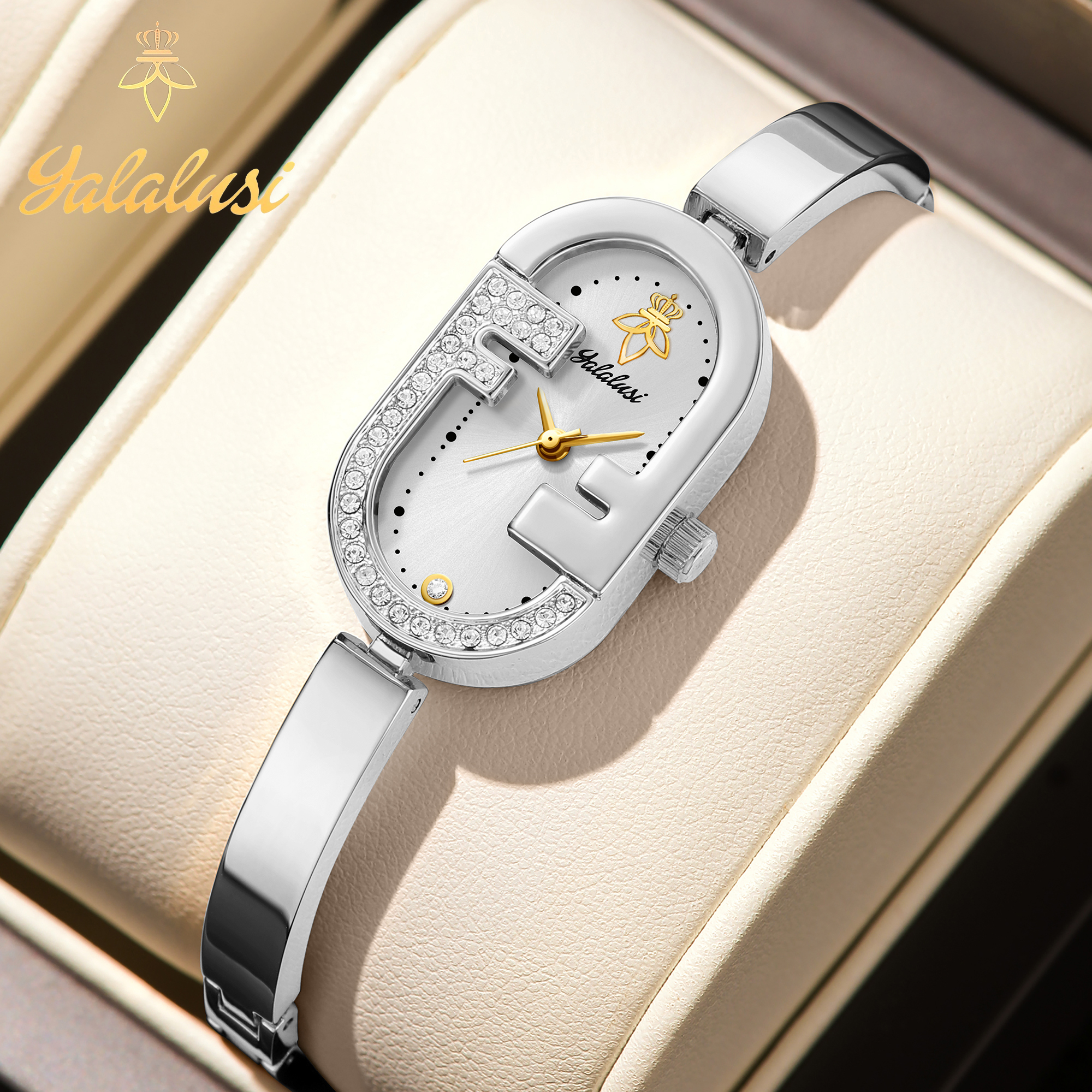 Luxury Watch Kit - YaLaLuSi Luxury Women's Quartz Fashion Diamond-Set