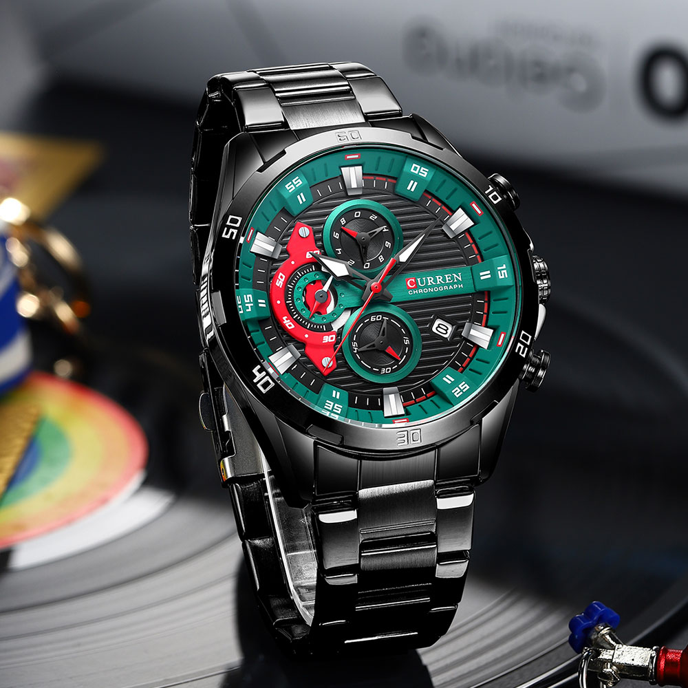 Watches For Men CURREN Man Wri – обзор и цена Luxury Watch Mockup