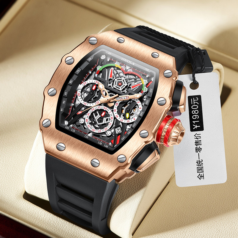 ONOLA 2021 Top Brand Watch Men – обзор и цена Luxury Watch Mockup