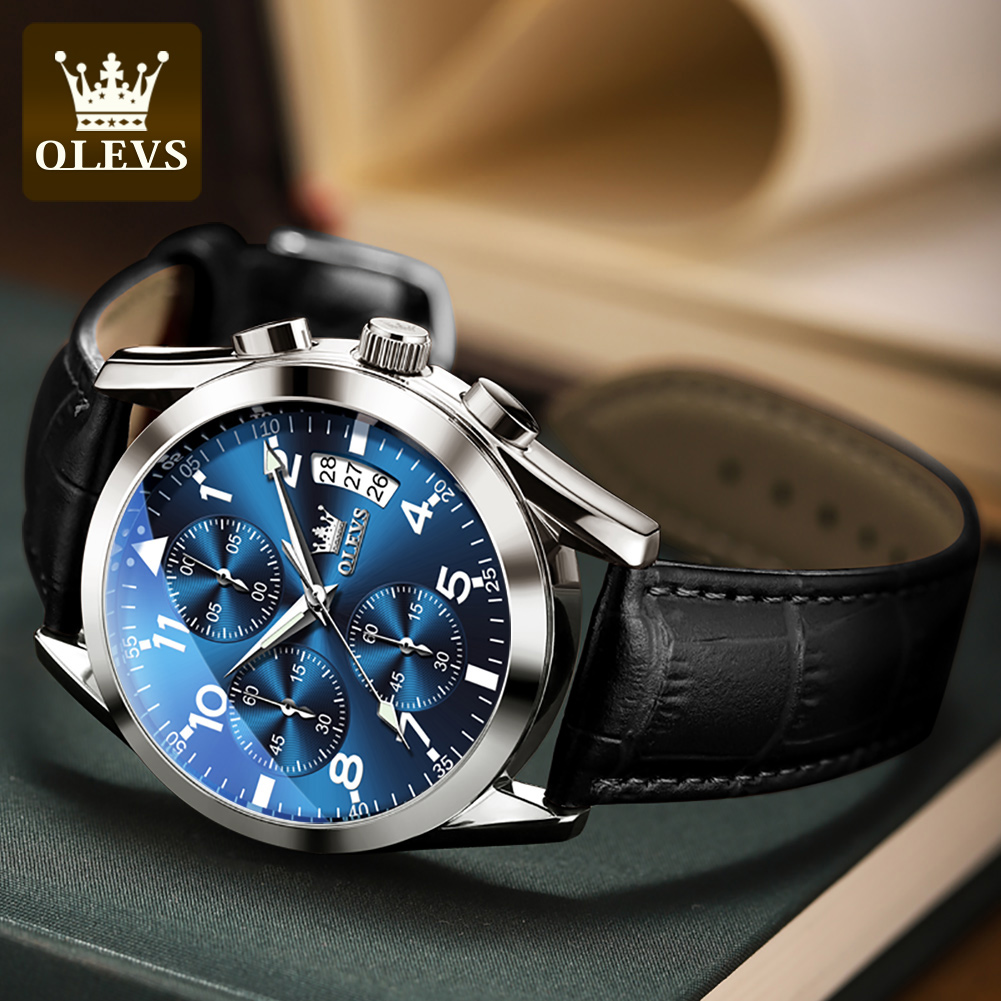 OLEVS 2878 Luxury Men's Watche – обзор и цена Luxury Watch Mockup