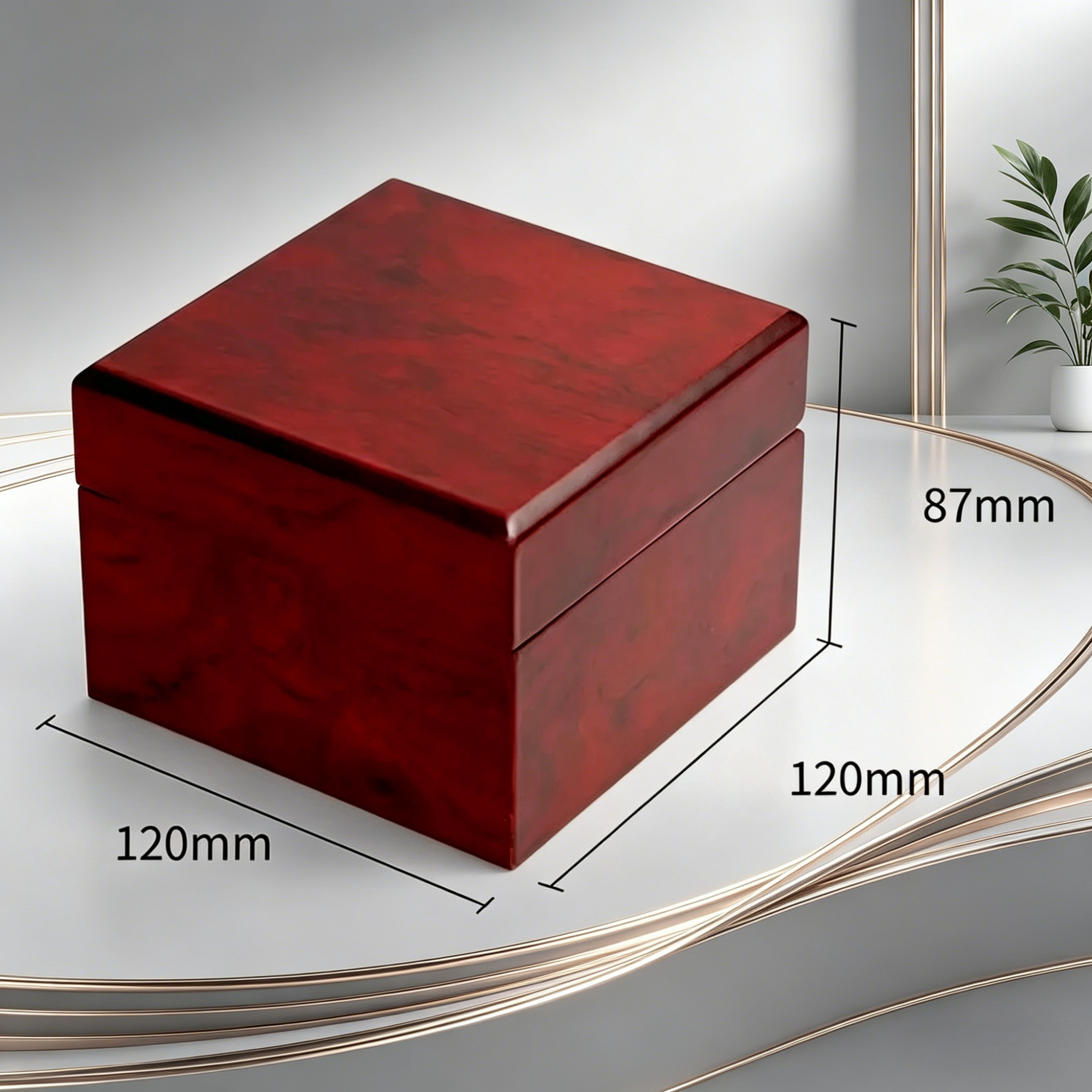 Luxury Red Wooden PU Leather W – обзор и цена Luxury Watch Case Travel