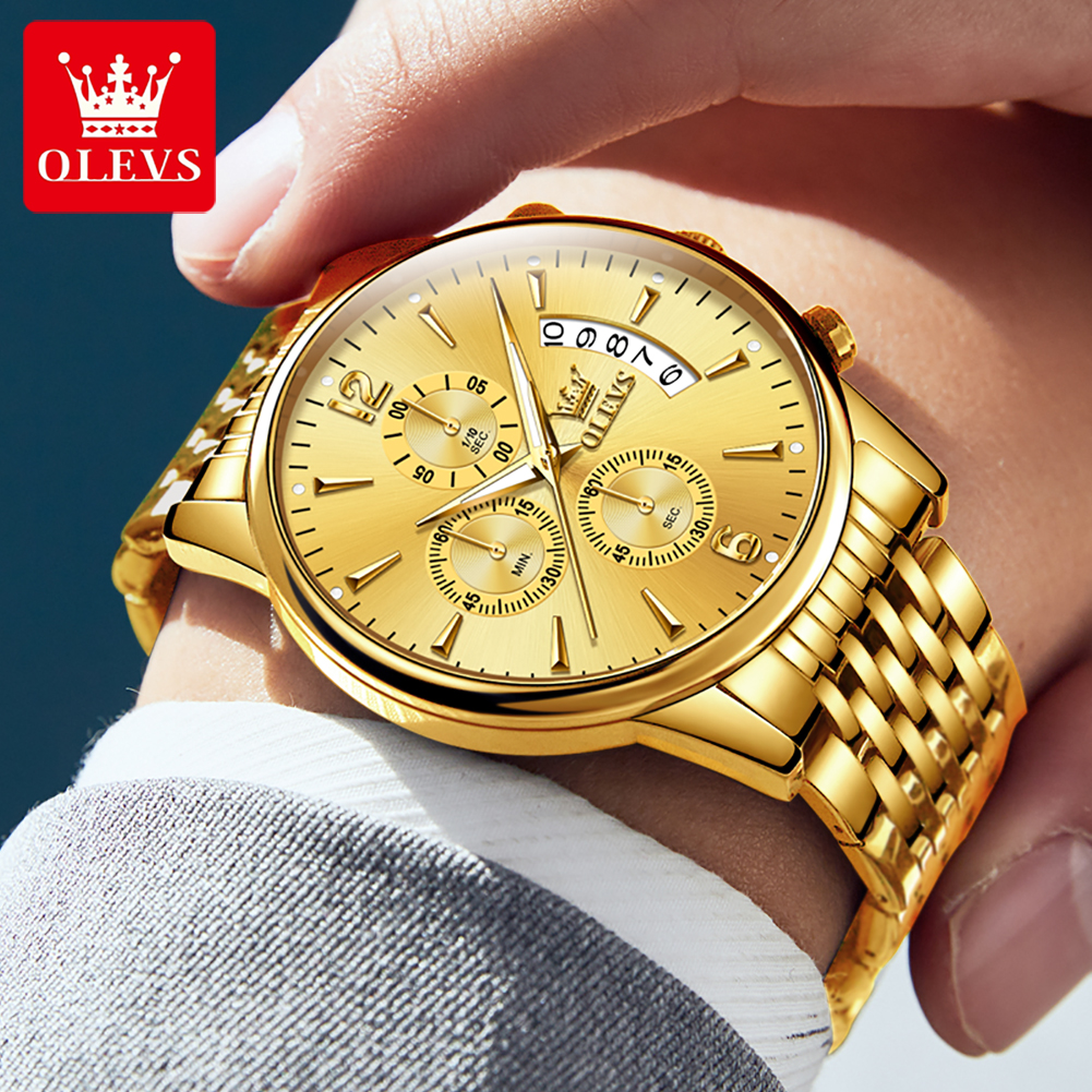 OLEVS luxury brand men's watch – обзор и цена Luxury Watch And Bracelet