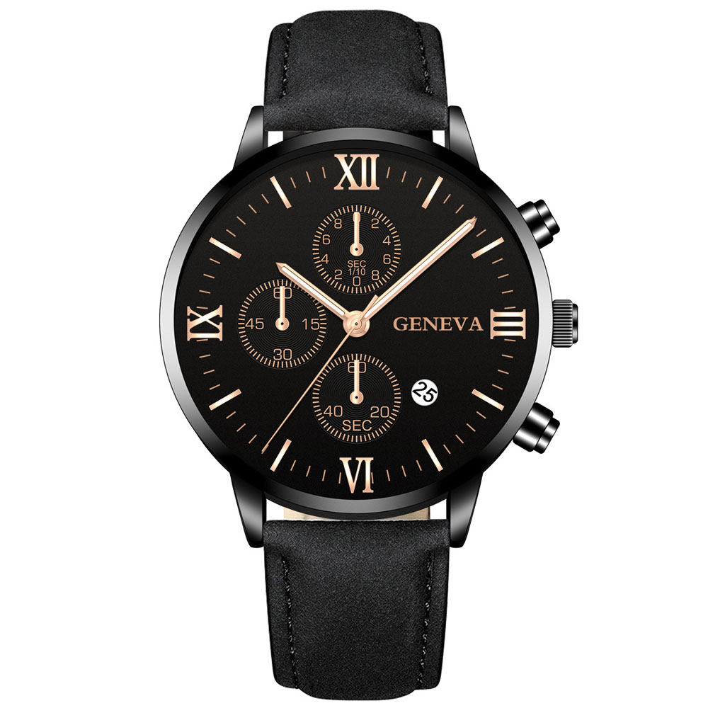 Geneva Fashion  Men Date Alloy – обзор и цена Luxury Watch Mockup