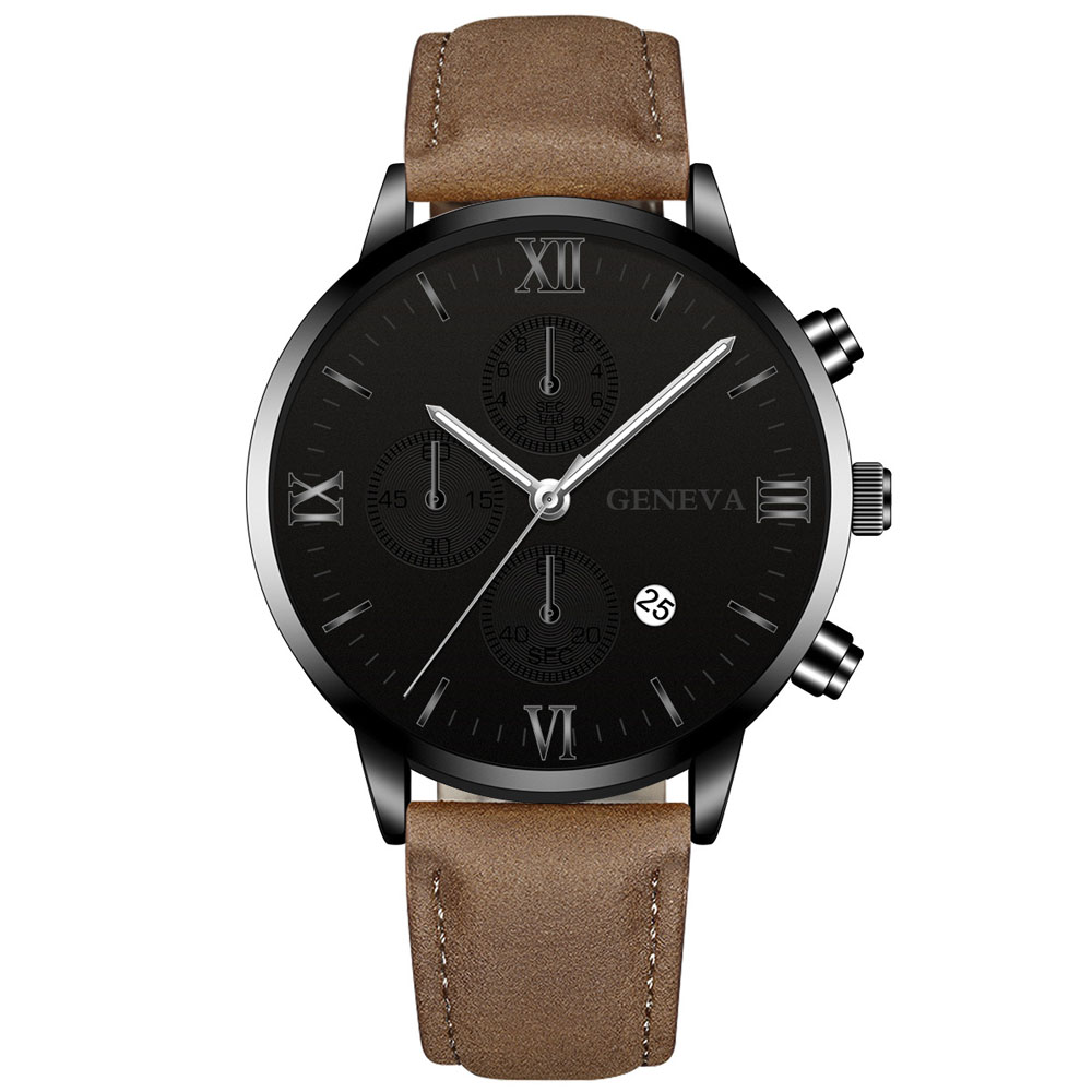 Geneva Fashion  Men Date Alloy – обзор и цена Luxury Watch Mockup