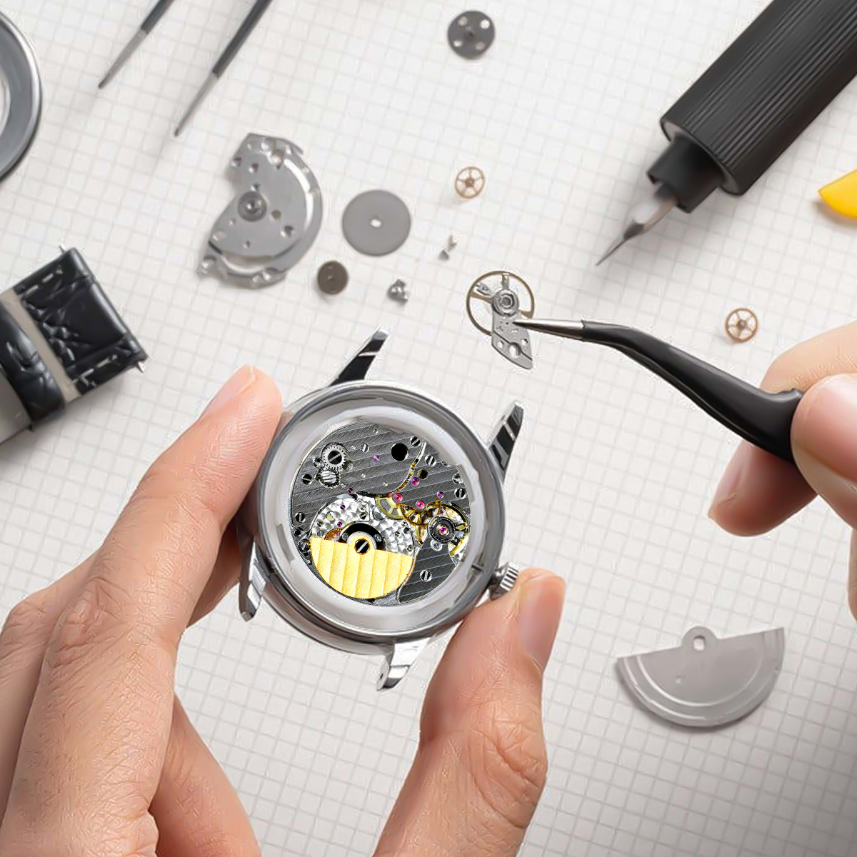 5015A micro rotor automatic me – обзор и цена Perpetual Calendar Watch