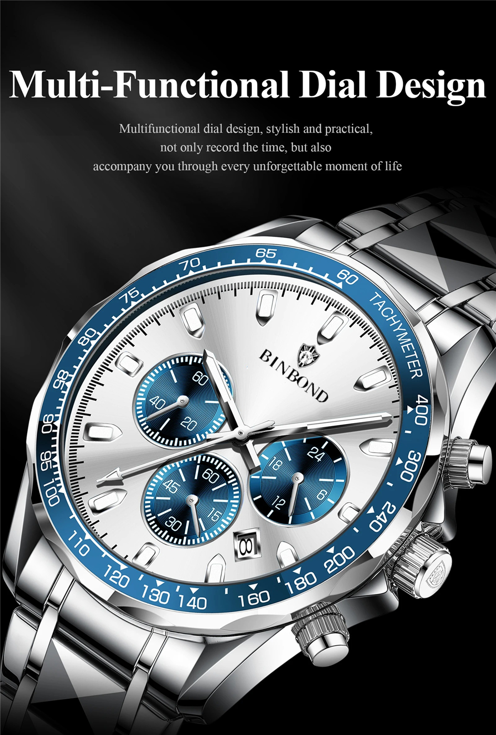 Sports New Men Chornograph Wat – обзор и цена Luxury Watch Mockup