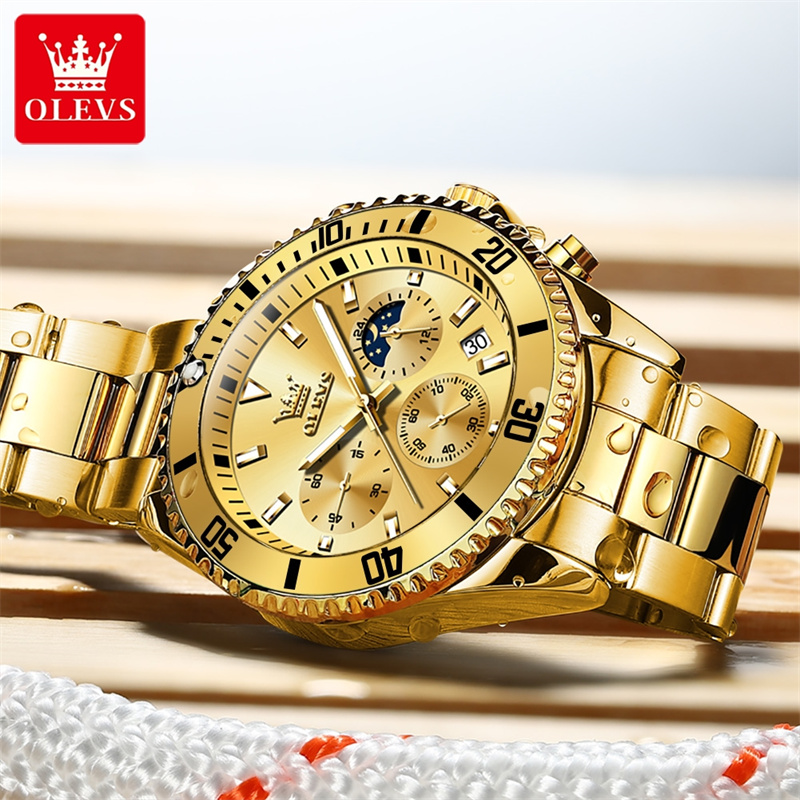 OLEVS Watch Men Top Brand Luxu – обзор и цена Luxury Watch Mockup