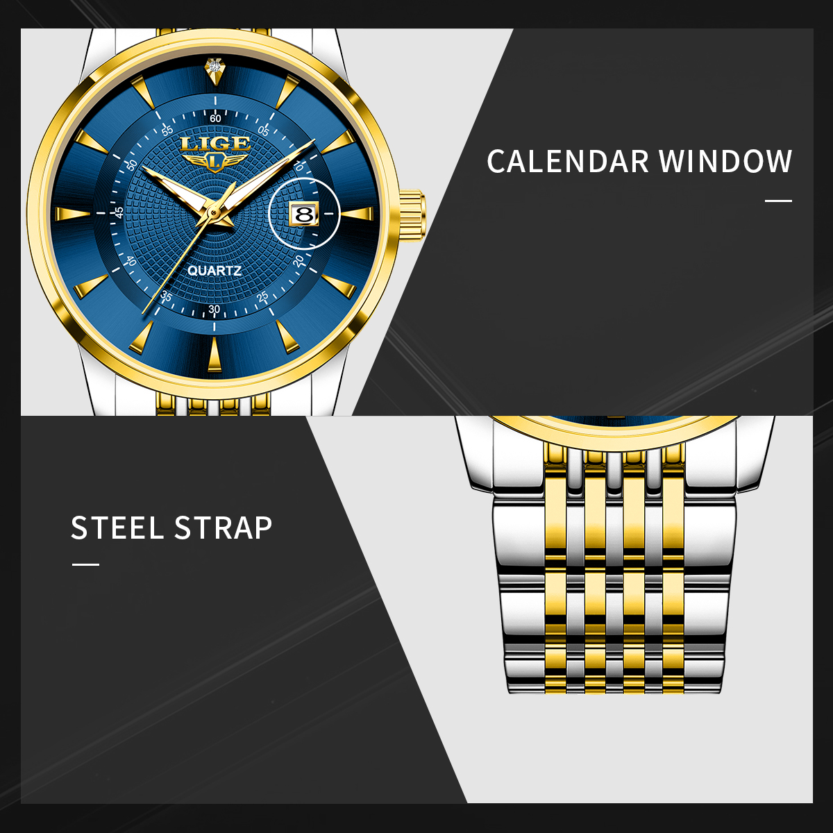 LIGE New 2025 Luxury Man Watch – обзор и цена Luxury Watch And Bracelet