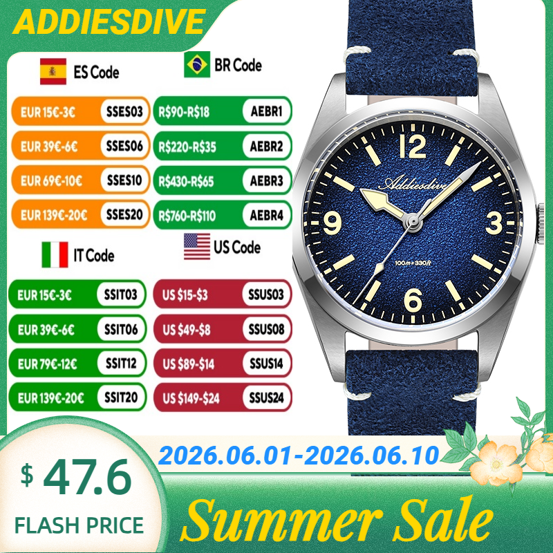 ADDIESDIVE 36MM 200M Waterproo – обзор и цена Luxury Watch Box