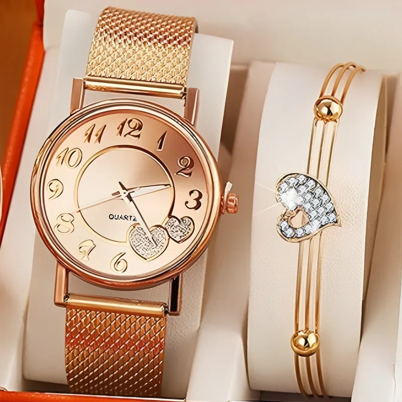 Elegant Rose Gold Heart Dial W – обзор и цена Luxury Watch Levels