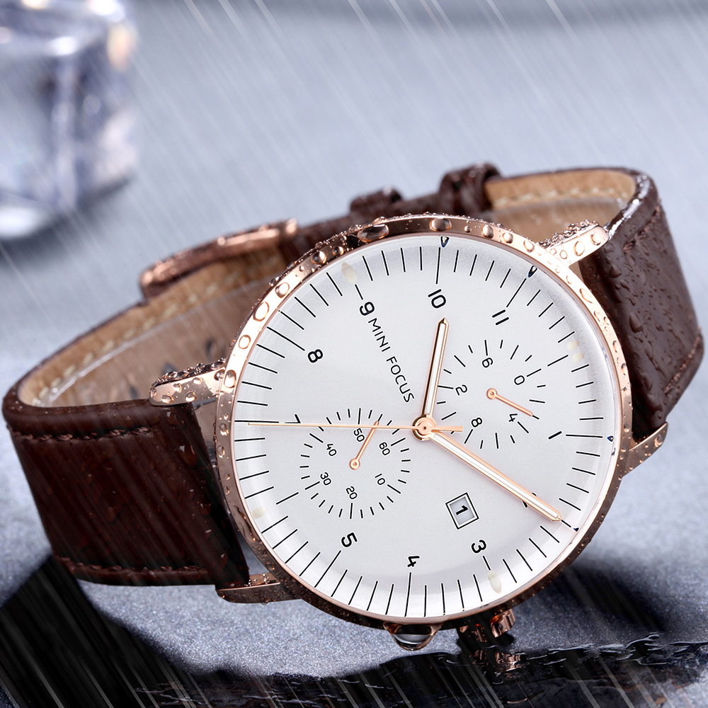 MINI FOCUS Men Watch Top Brand – обзор и цена Luxury Watch Mockup