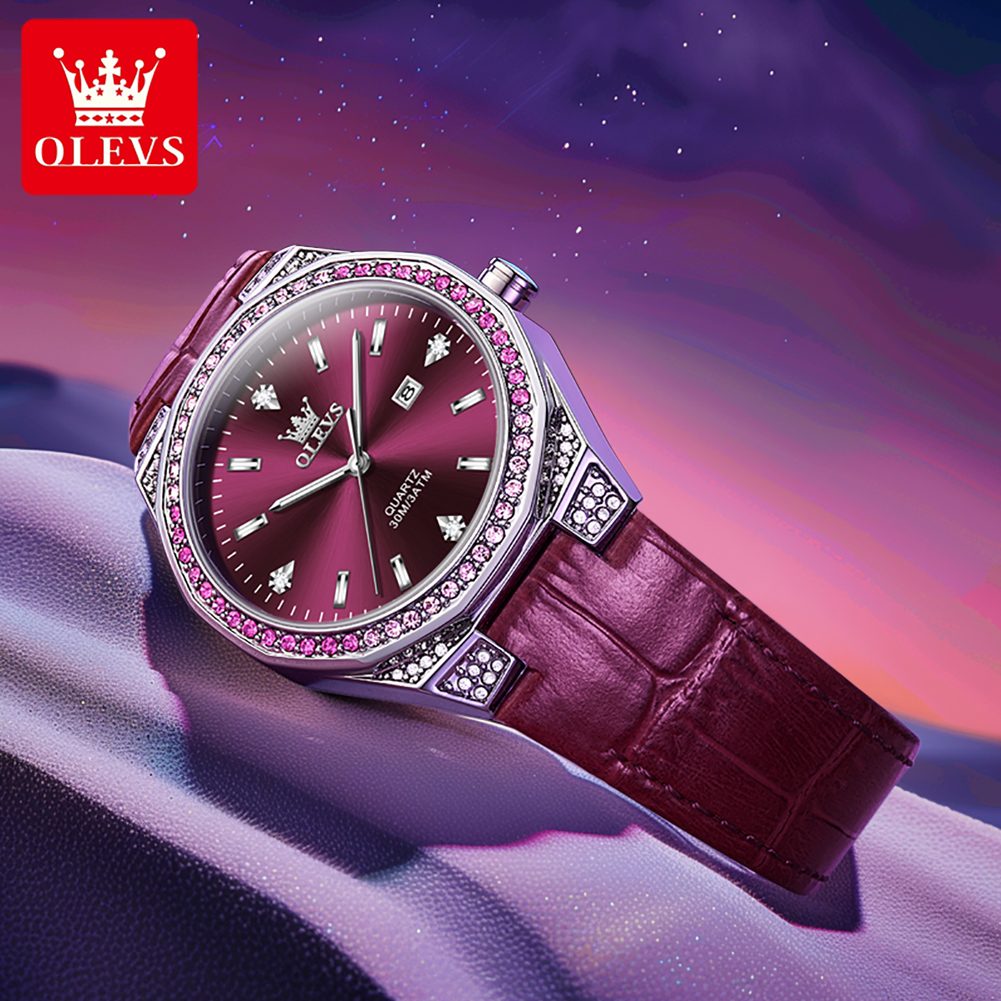 OLEVS Original Women's Watches – обзор и цена Luxury Watch Leather Strap