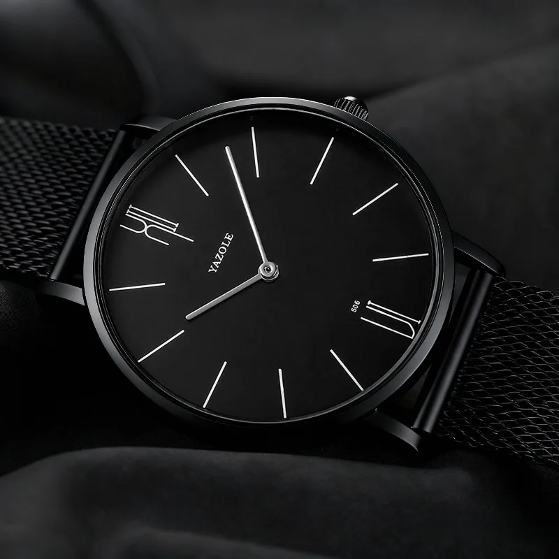 Fashion Simple Men Watch TOP B – обзор и цена Luxury Watch Mockup