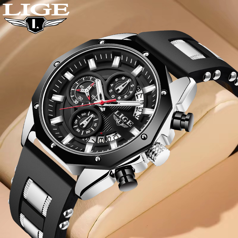 LIGE Fashion Outdoor Quartz Ma – обзор и цена Luxury Watch Box