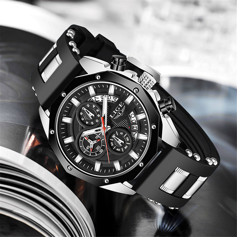 LIGE Fashion Outdoor Quartz Ma – обзор и цена Luxury Watch Box