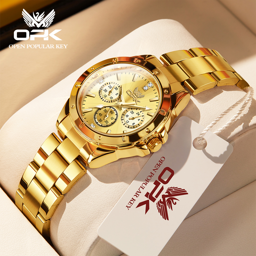 OPK 6001 Wristwatch for Women  – обзор и цена Luxury Watch Leather Strap