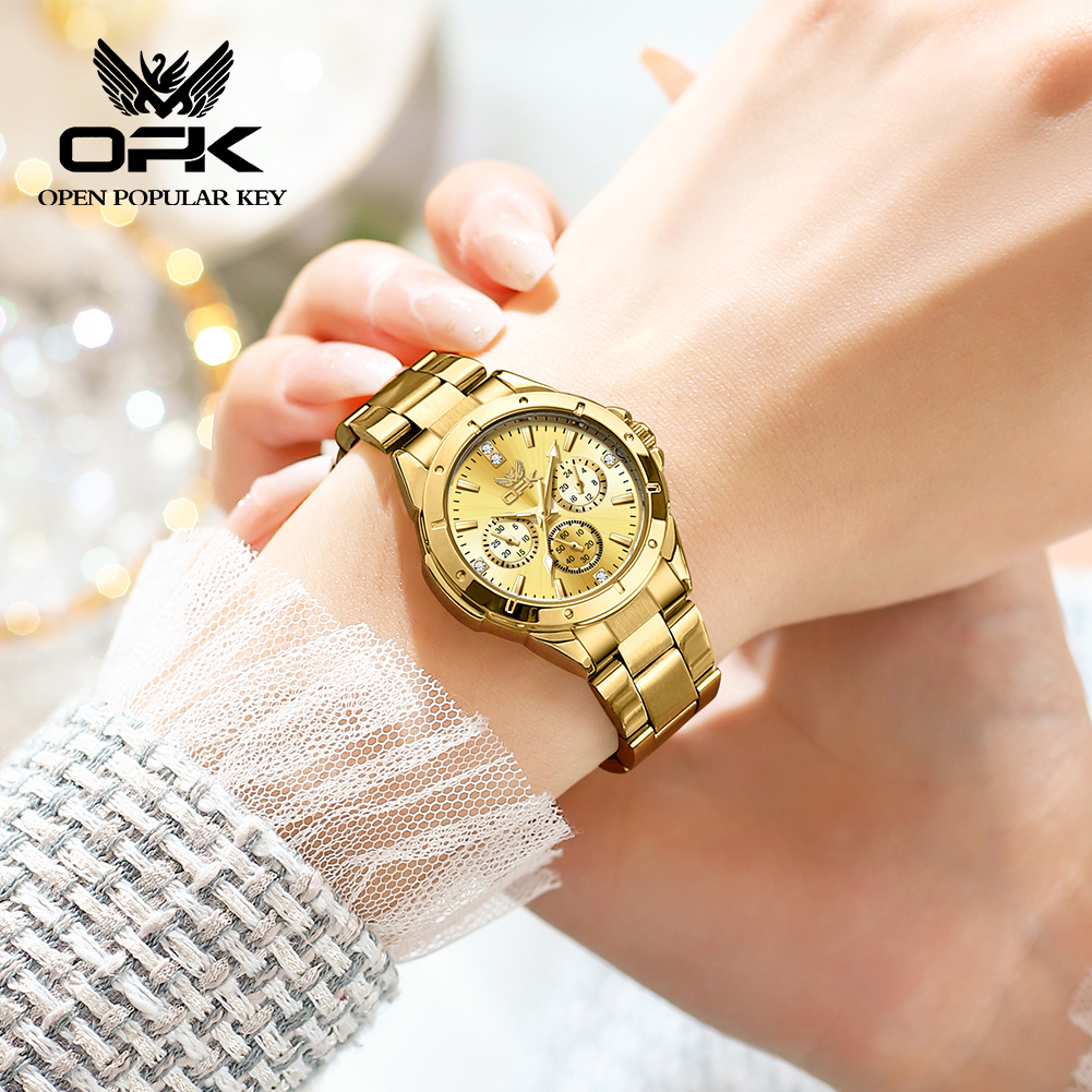 OPK 6001 Wristwatch for Women  – обзор и цена Luxury Watch Leather Strap