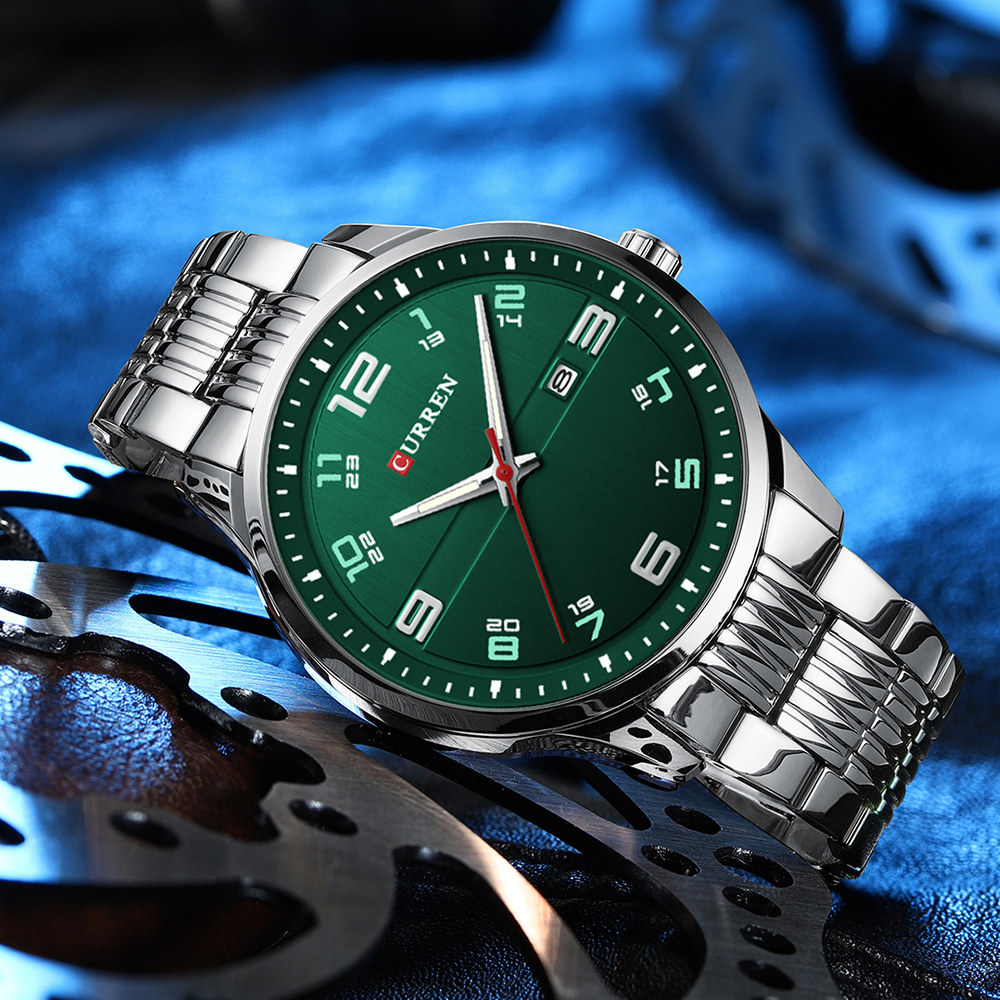 Top Luxury Brand CURREN Men Fa – обзор и цена Luxury Watch Mockup