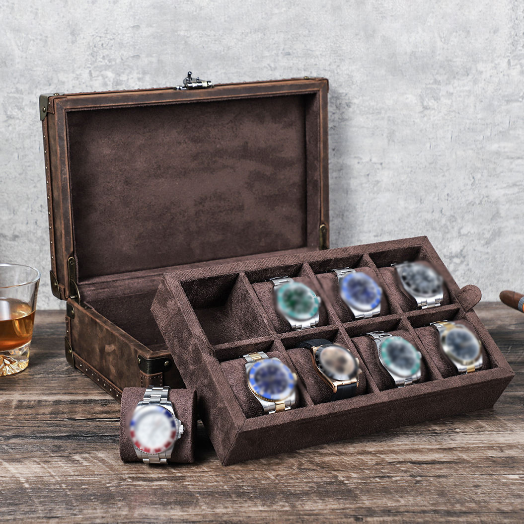 CONTACT'S FAMILY 8 Leather Cus – обзор и цена Luxury Watch Case Travel