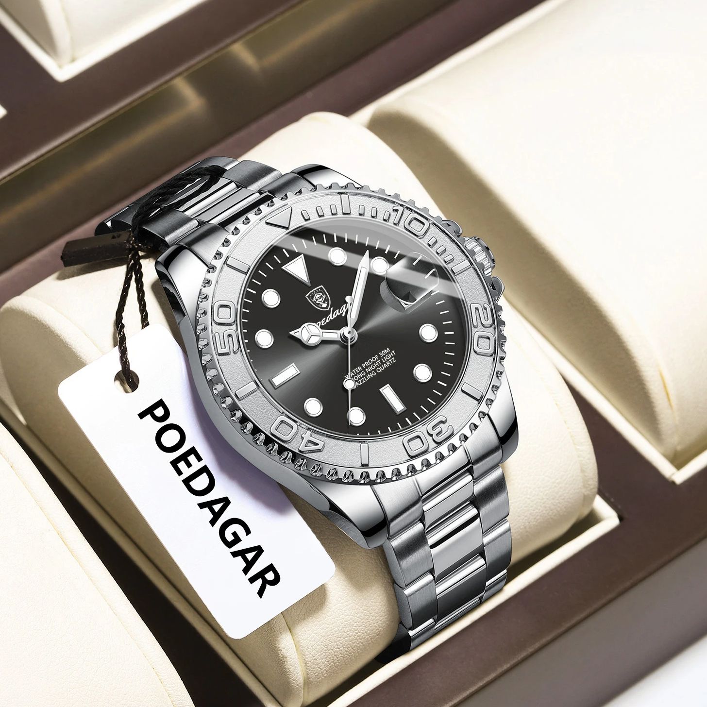 POEDAGAR Trendy Sport Man Watc – обзор и цена Luxury Watch And Bracelet