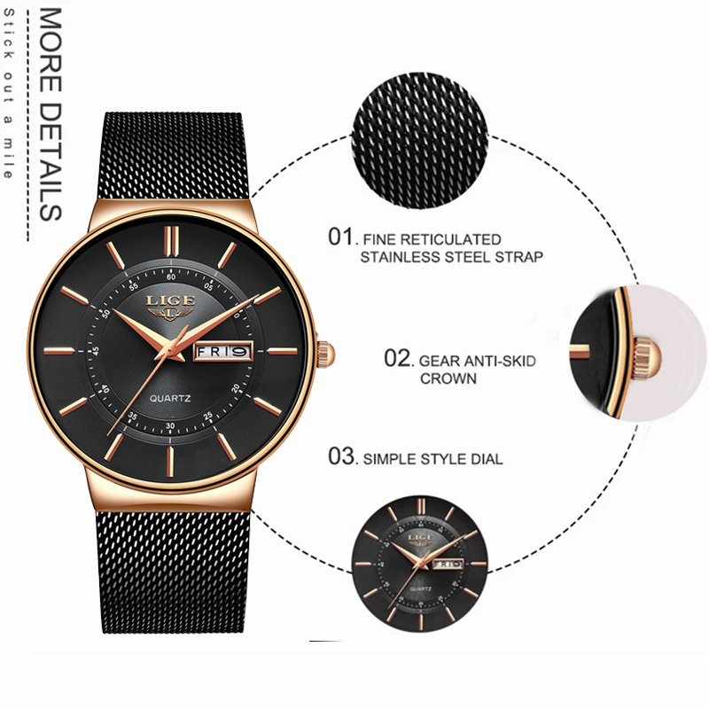 LIGE Women Watches Luxury Bran – обзор и цена Luxury Watch Index