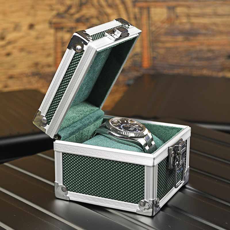 Portable Aluminum Watch Boxes  – обзор и цена Luxury Watch Case Travel