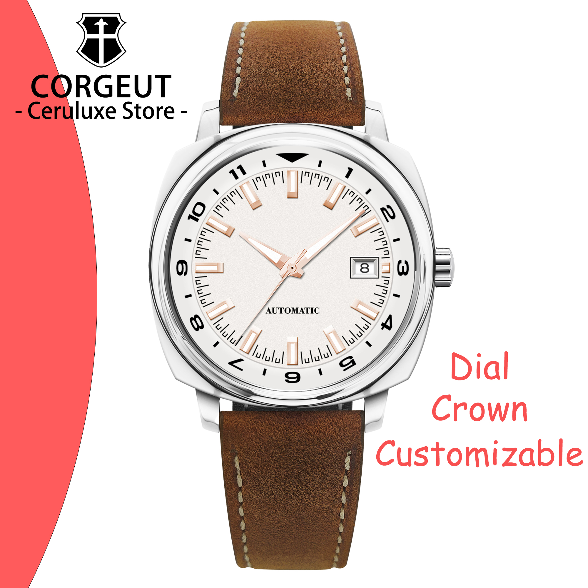 CUSTOM 42MM Stainless Steel Sa – обзор и цена Luxury Watch Safe