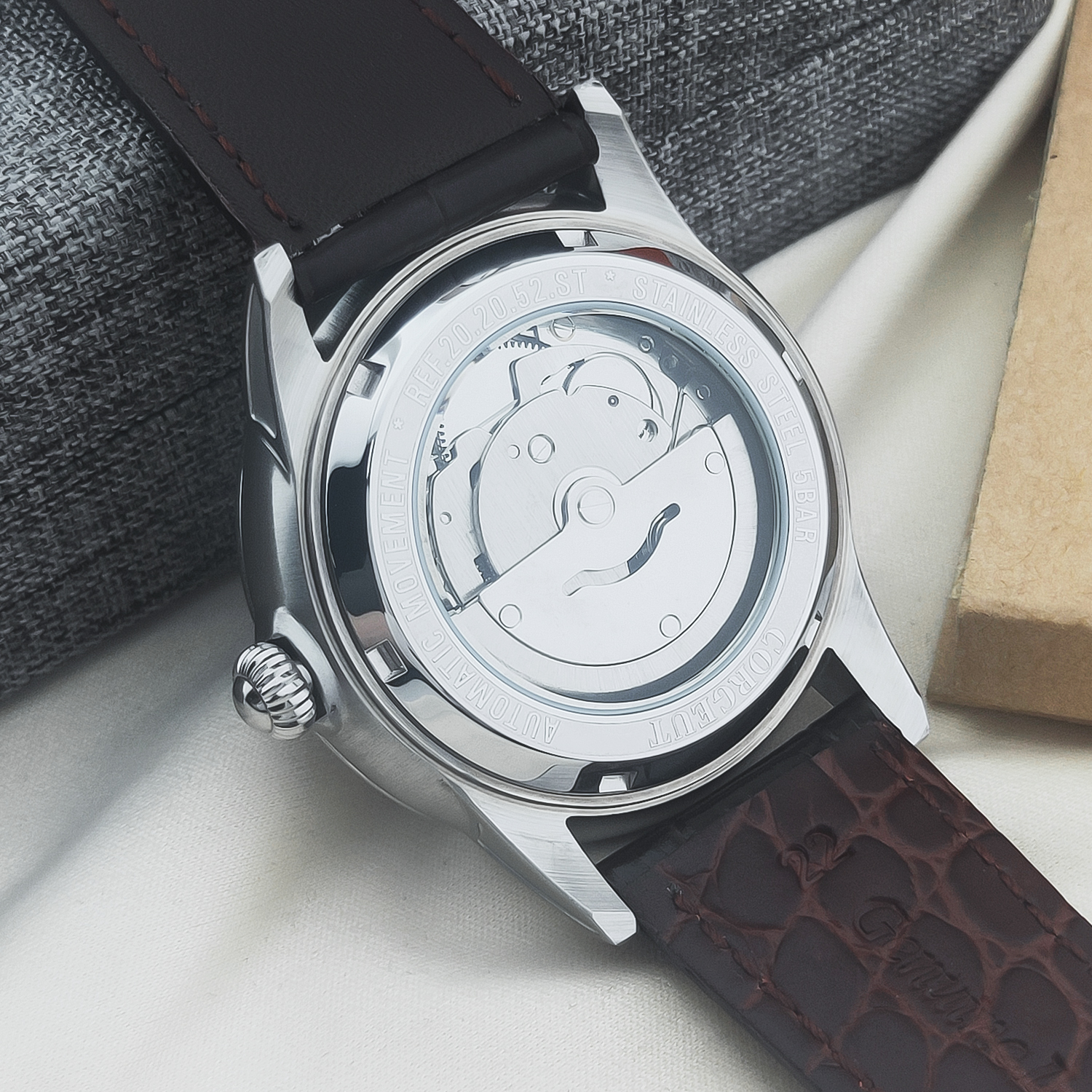 CUSTOM Logo 41mm MIYOTA8215 Au – обзор и цена Luxury Watch Safe