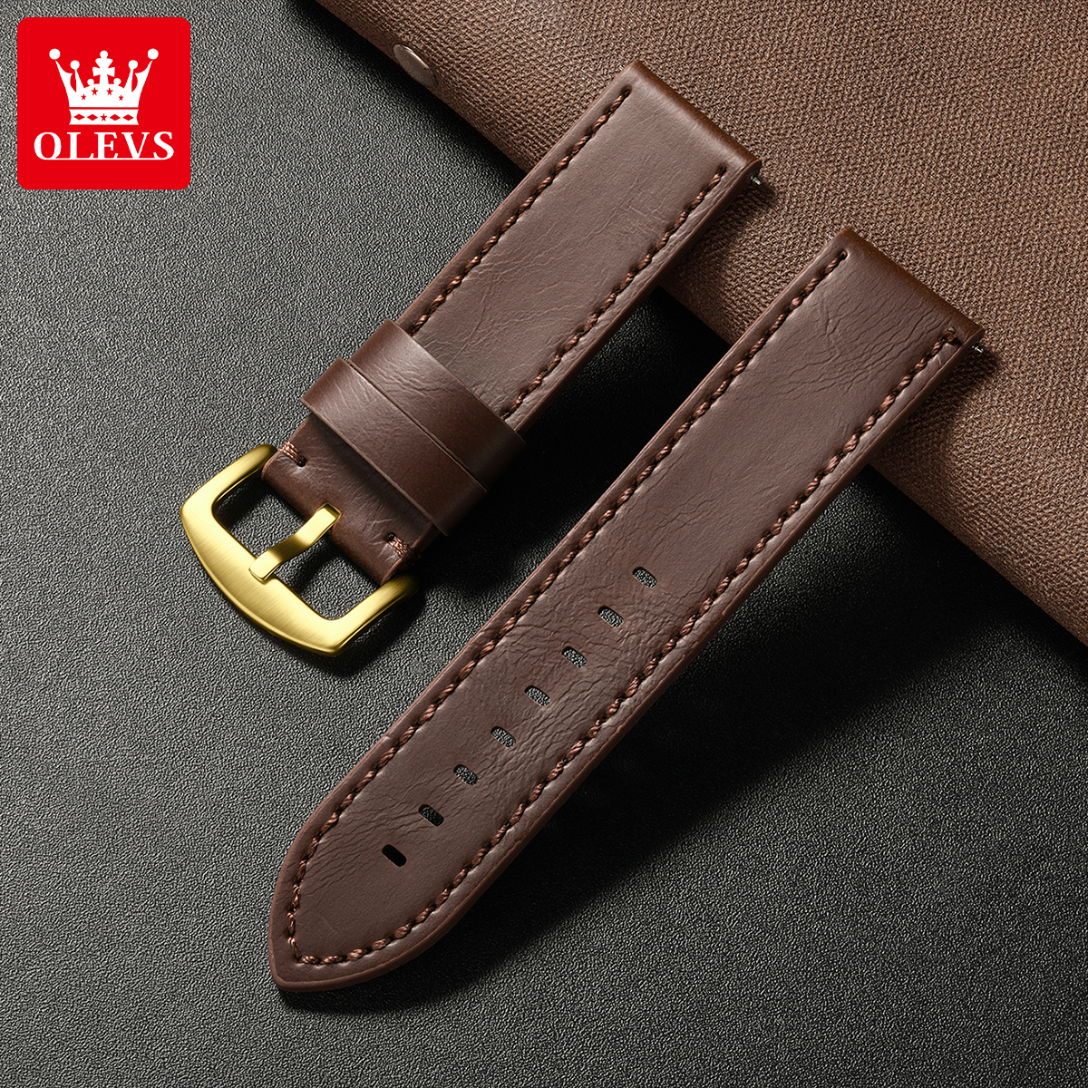 OLEVS brand mens watches water – обзор и цена Luxury Watch Leather Strap