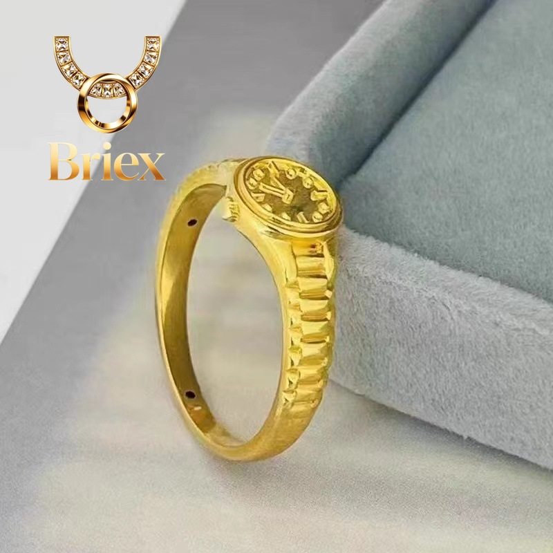 Briex Jewelry Real 18K Gold Ri – обзор и цена Luxury Watch Service