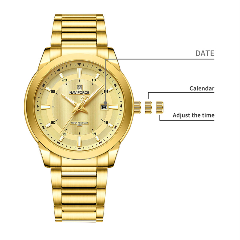 2024 Top Brand NAVIFORCE Mens  – обзор и цена Luxury Watch Mockup
